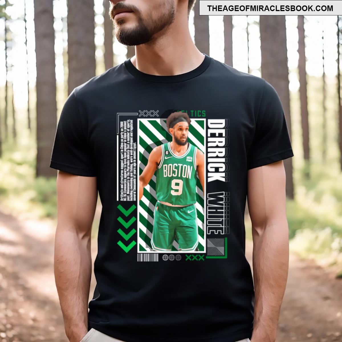 Derrick White Paper Version 10 T-shirt