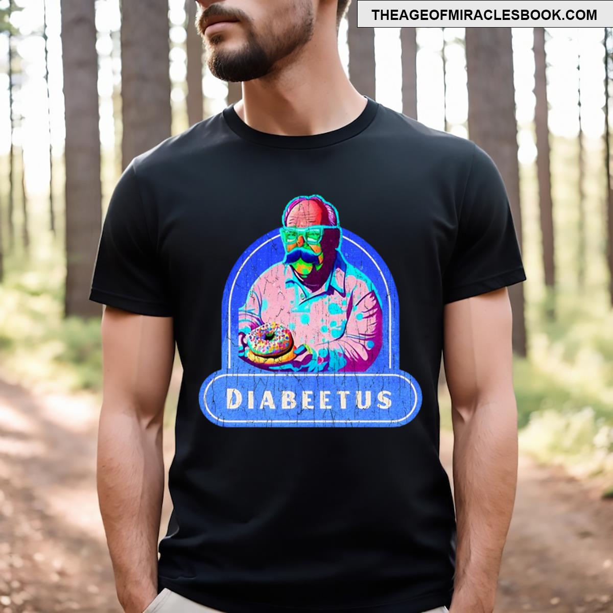 Diabeetus Old Distressed T-shirt