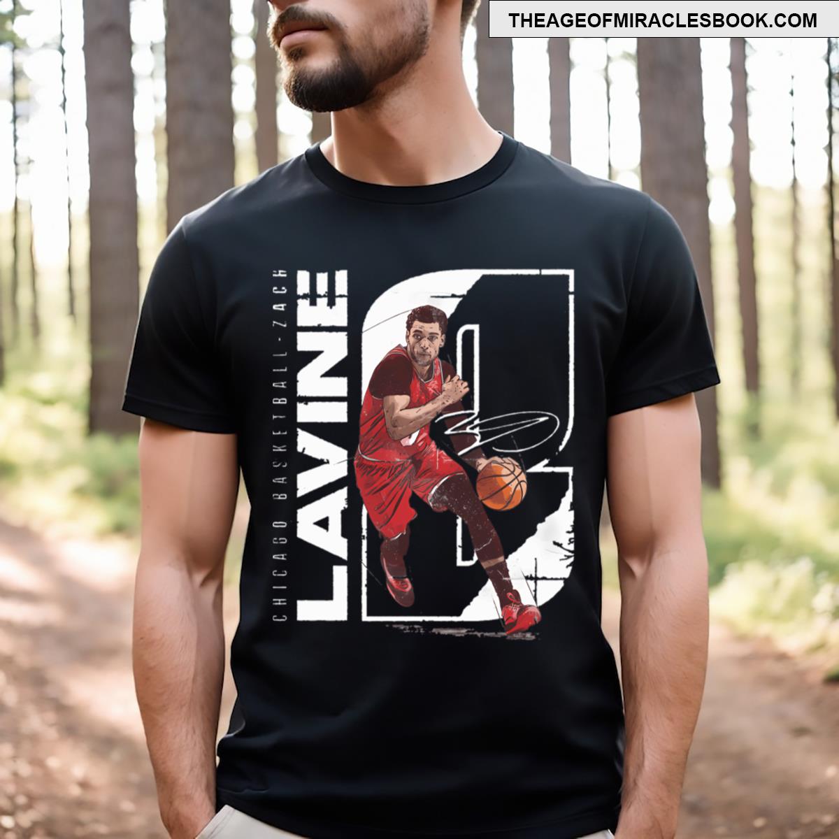 Zach Lavine Chicago Stretch T-shirt