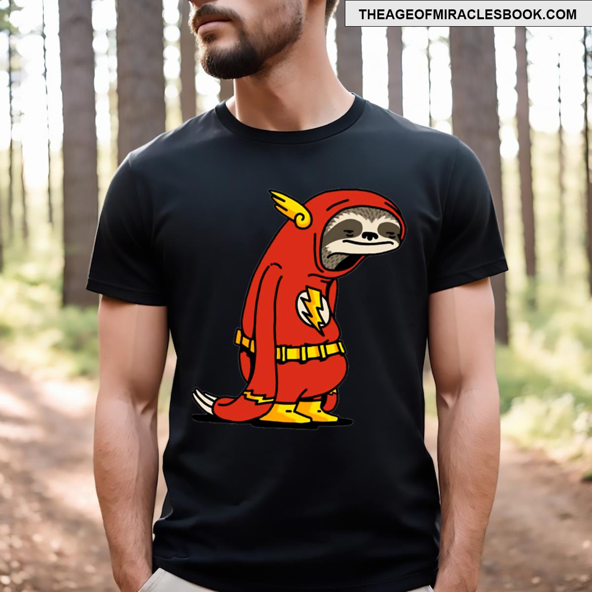 Flash Sloth Funny Superhero T T T-shirt
