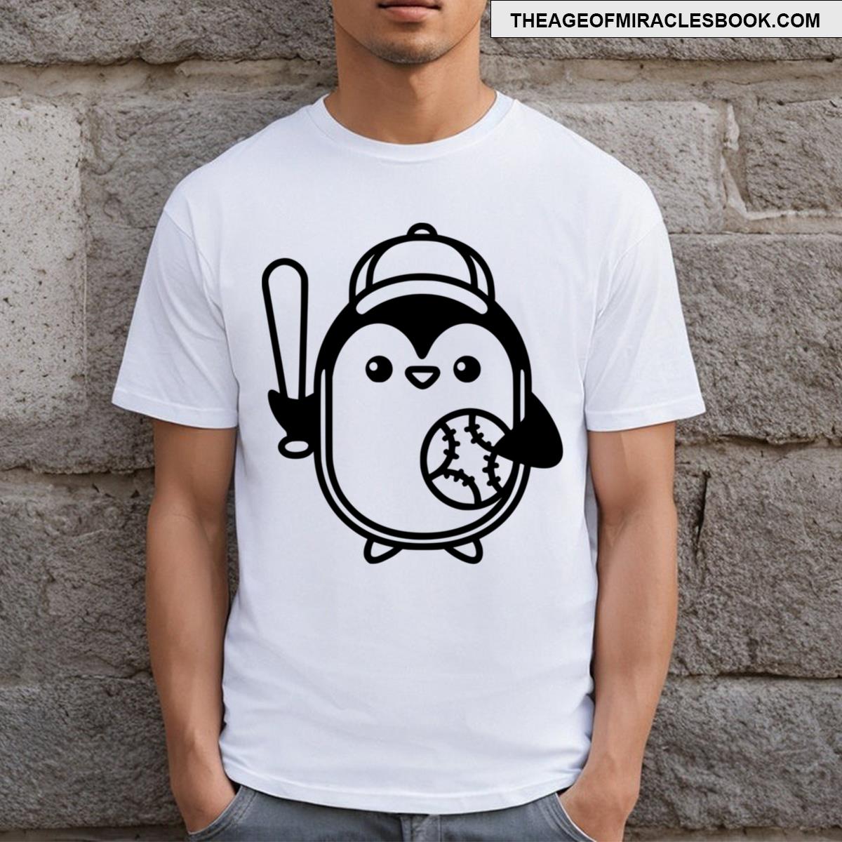 Penguin Baseball T-shirt