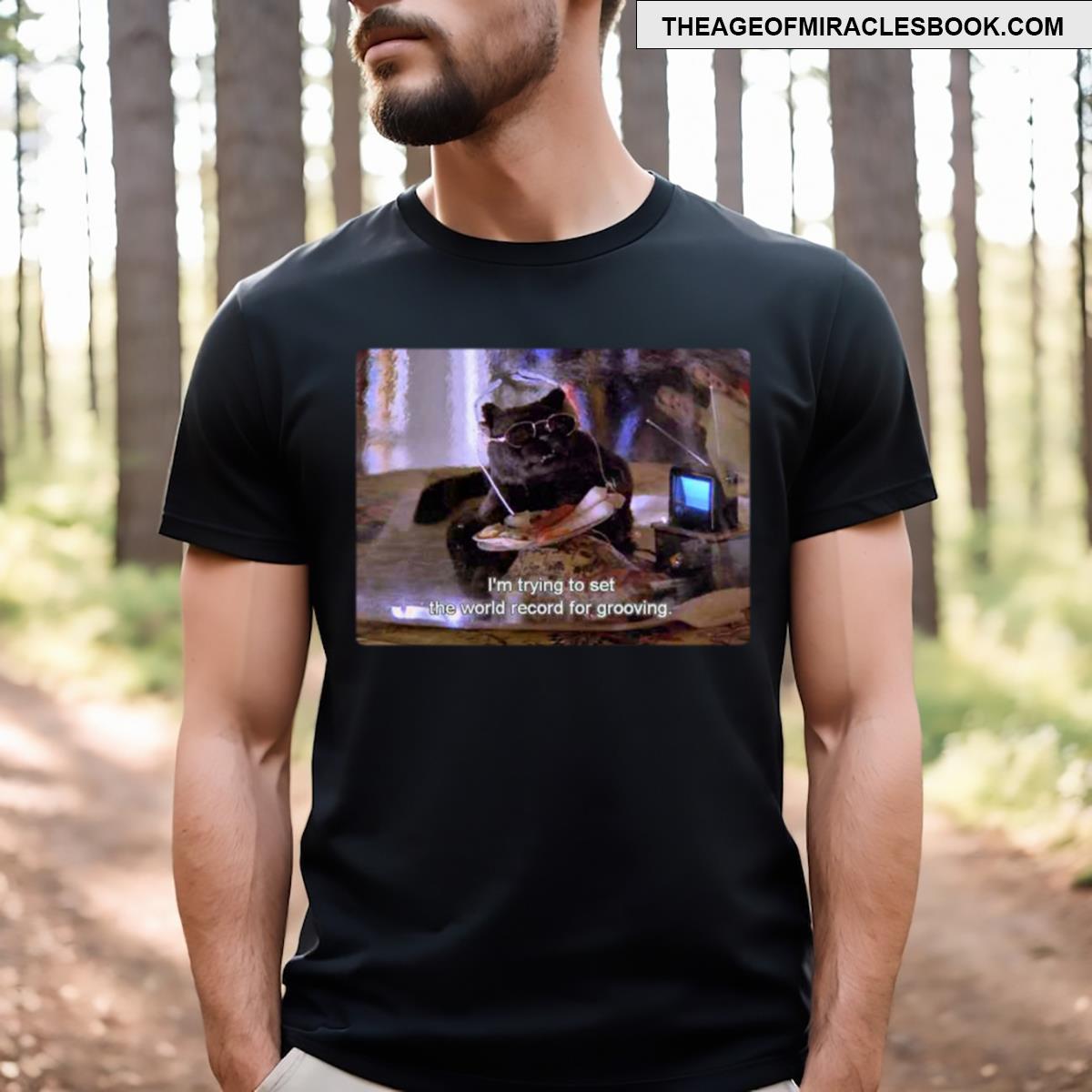 Salem The Cat Grooving T-shirt