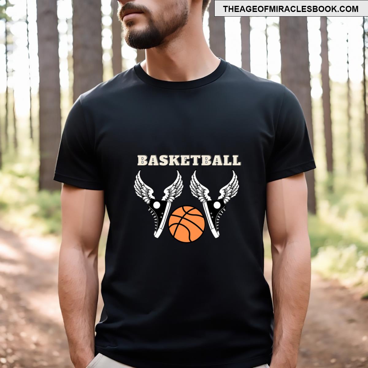 Basketball On Wings T-shirt