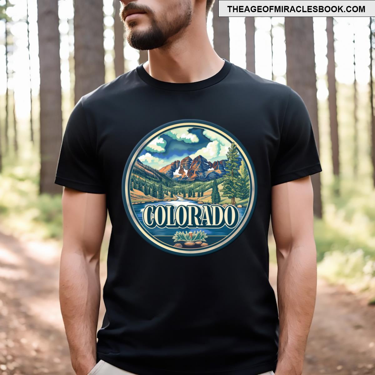 Colorado State Usa Design T-shirt