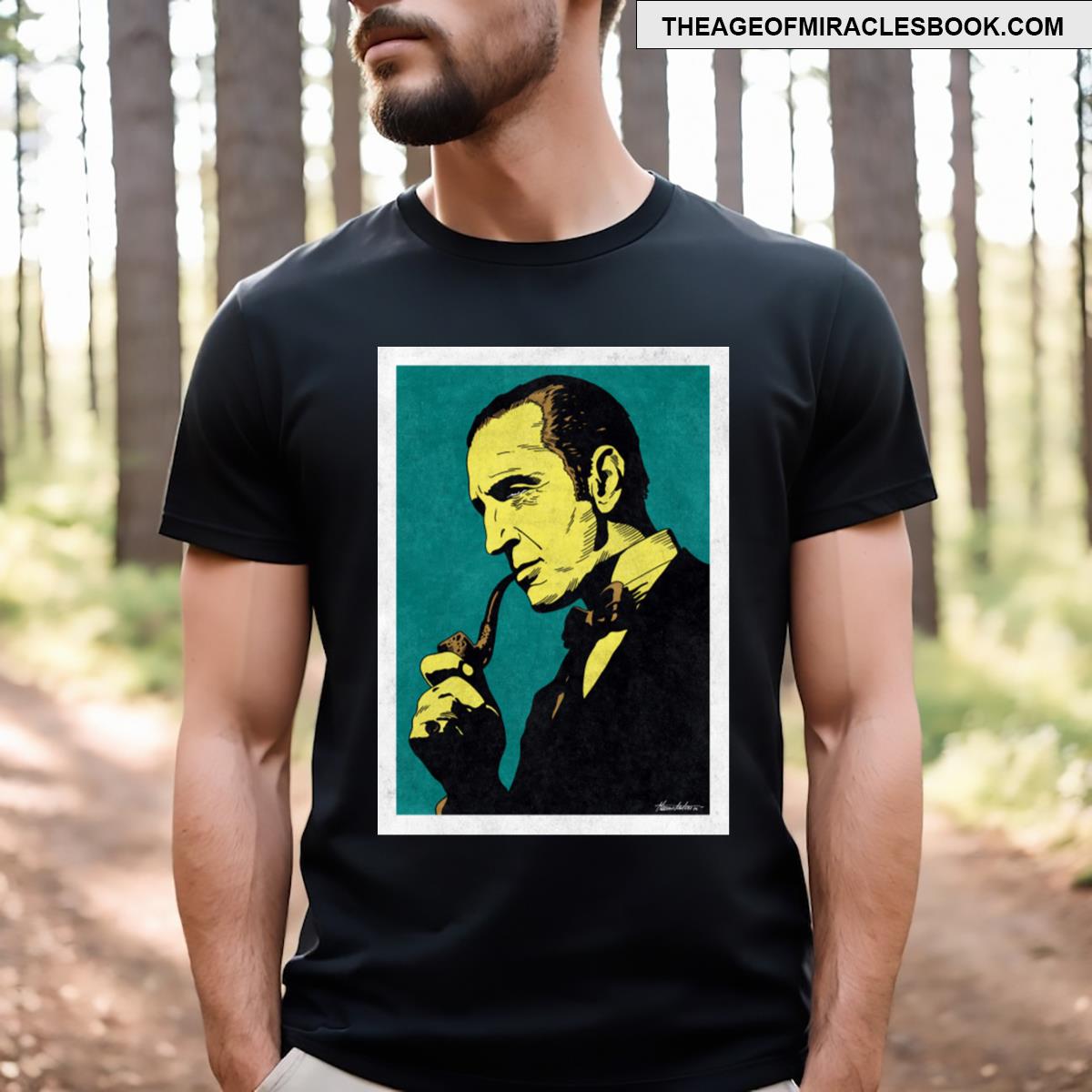 Sherlock Holmes Pop Art T-shirt