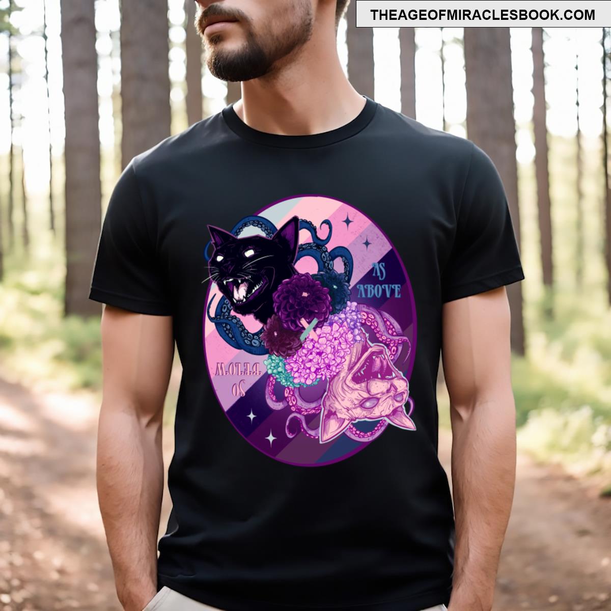 As Above So Below Pastel Goth T-shirt