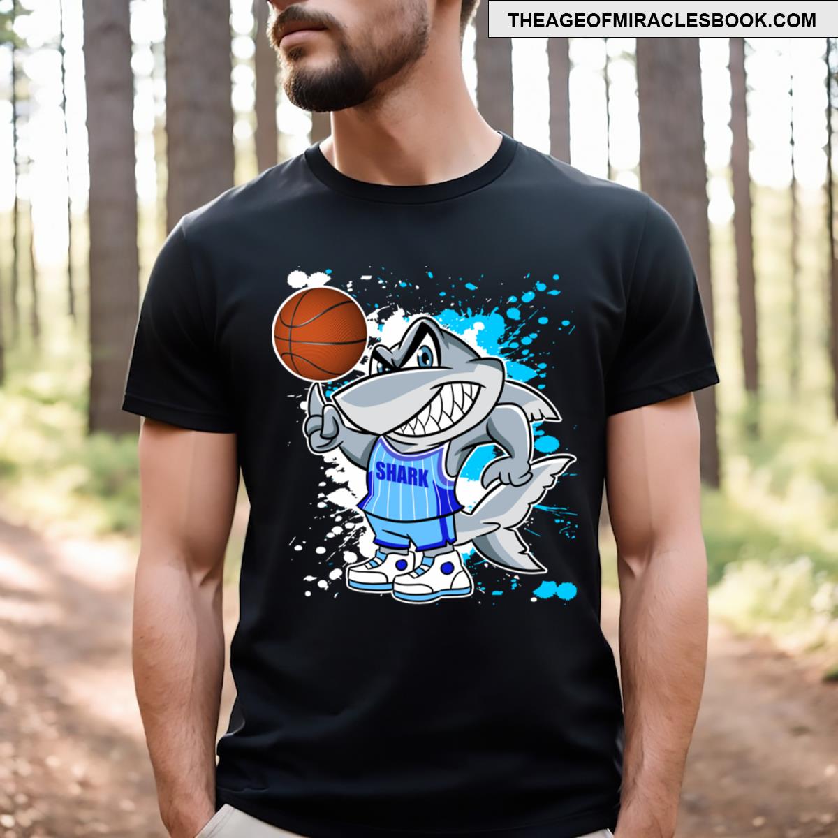 Shark Basketball T-shirt