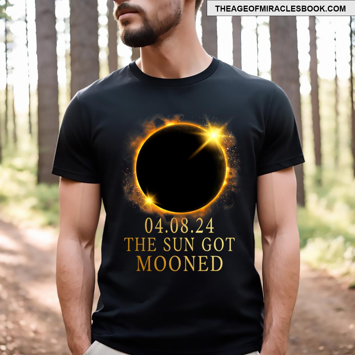 Total Solar Eclipse 2024 Sun Is Getting Mooned Totality 2024 T-shirt