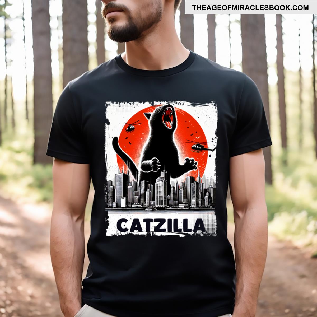 Catzilla Cat Slave T-shirt