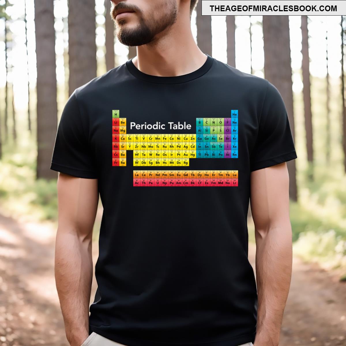 Color Periodic Table Of Elements T-shirt