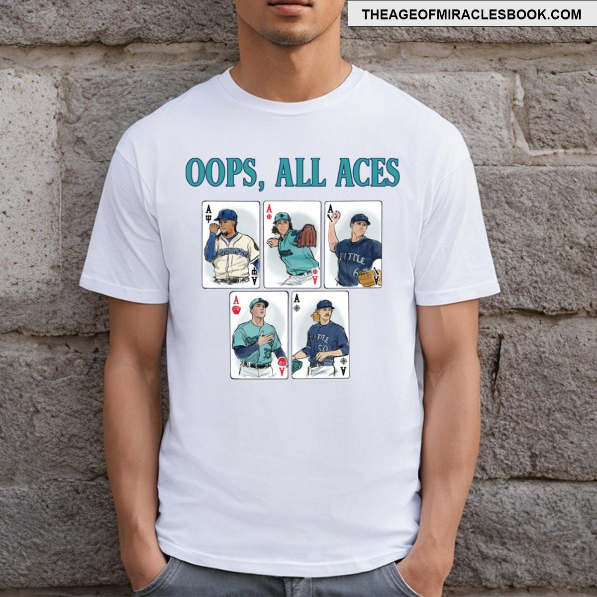 Oops All Aces Stacked T-shirt