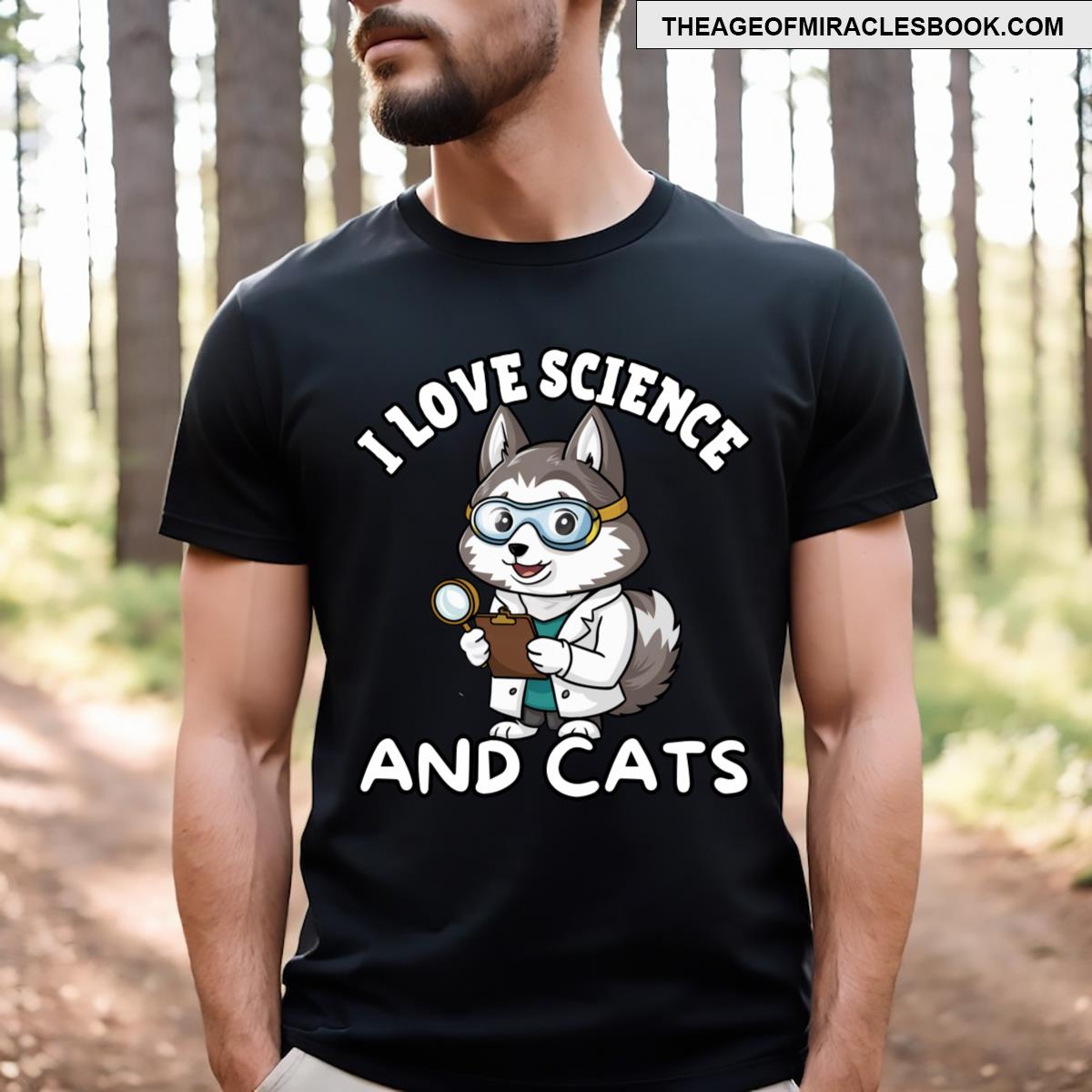 Science Cat T-shirt