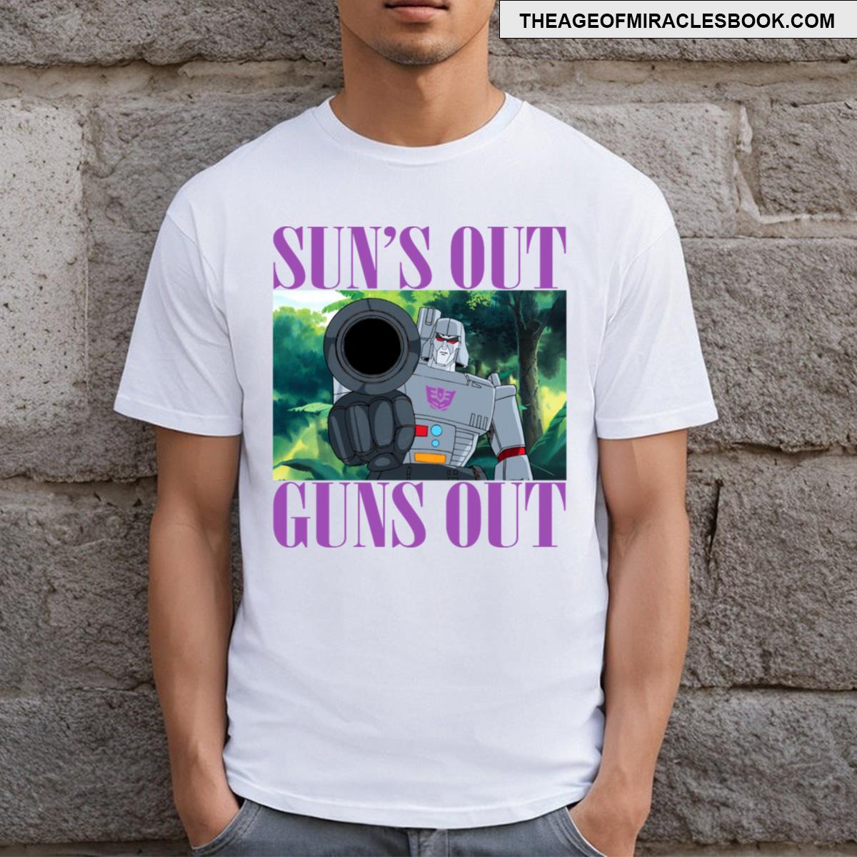 Sun’s Out Guns Out Fallen T-shirt