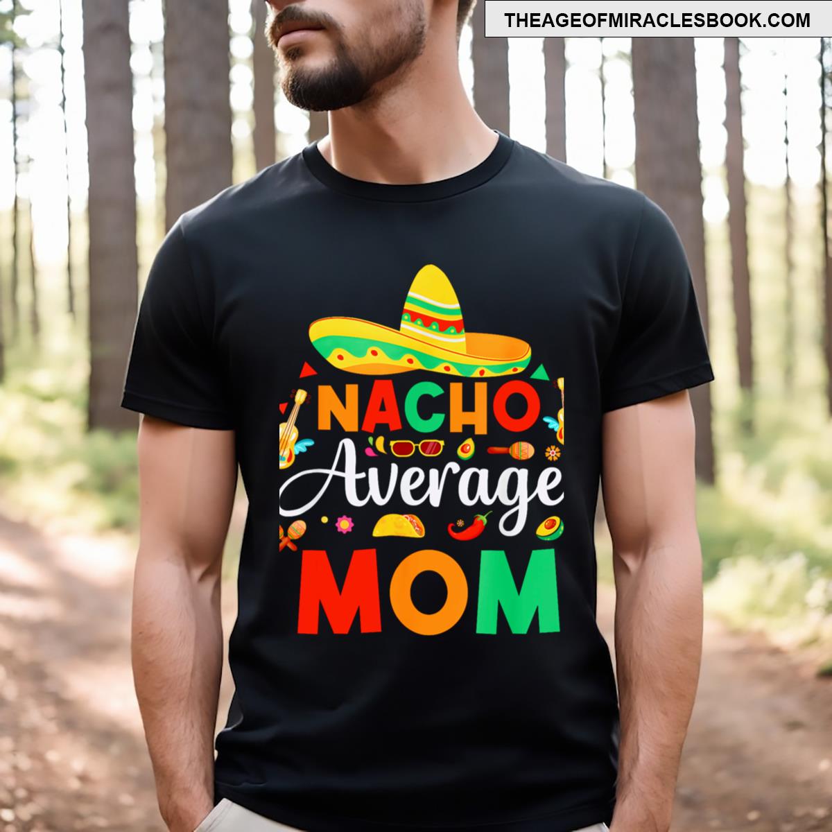 Vintage Nacho Average Mom T-shirt