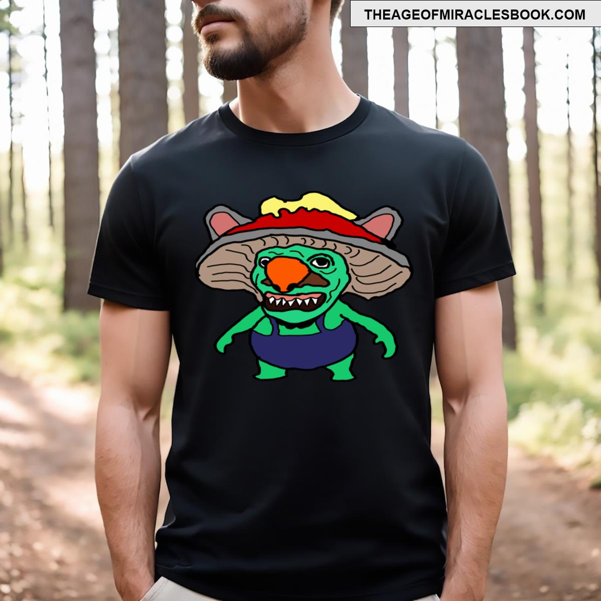Weird Scary Mushroom Creature T-shirt