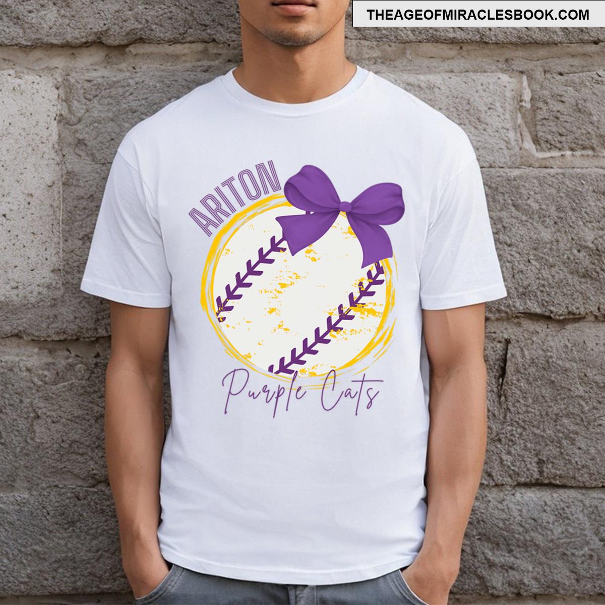 Ariton Baseball Bow T-shirt