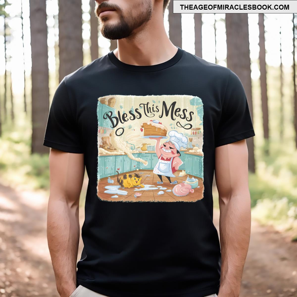 Cheerful Kitchen Chaos Bless This Mess Active T-shirt
