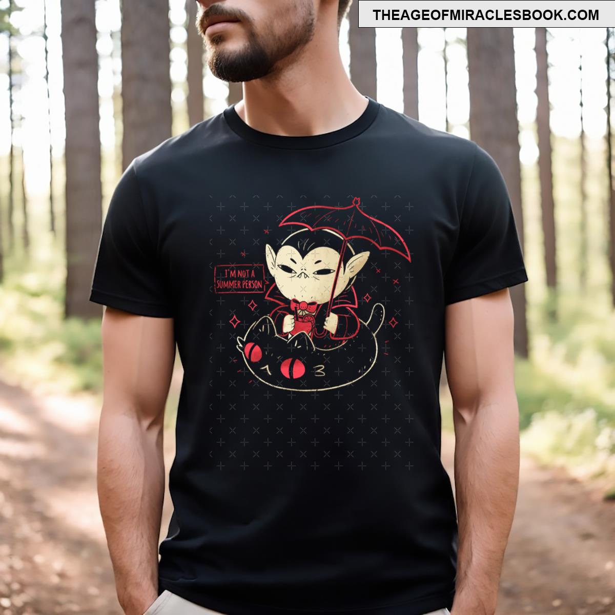 Cute Vampire Hates Summer T-shirt