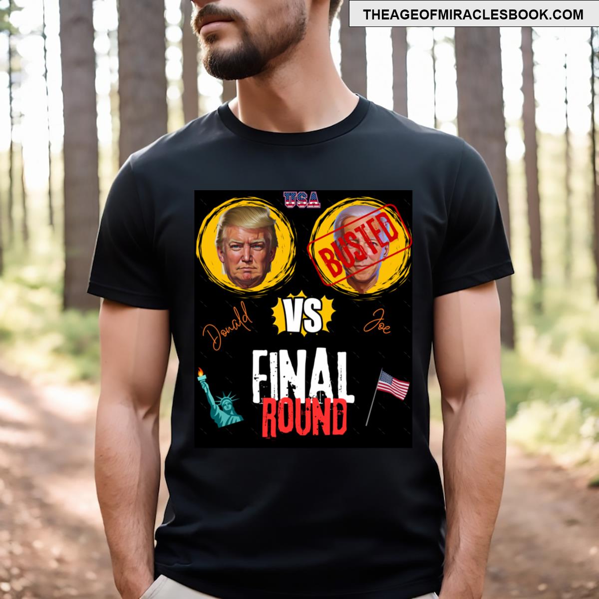 Final Round Donald Vs Joe Joe Busted T-shirt