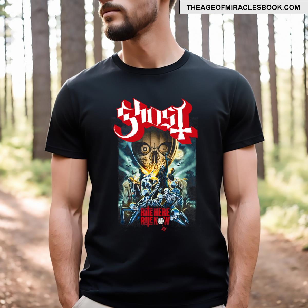 Ghost – Rite Here Rite Now Poster T-shirt