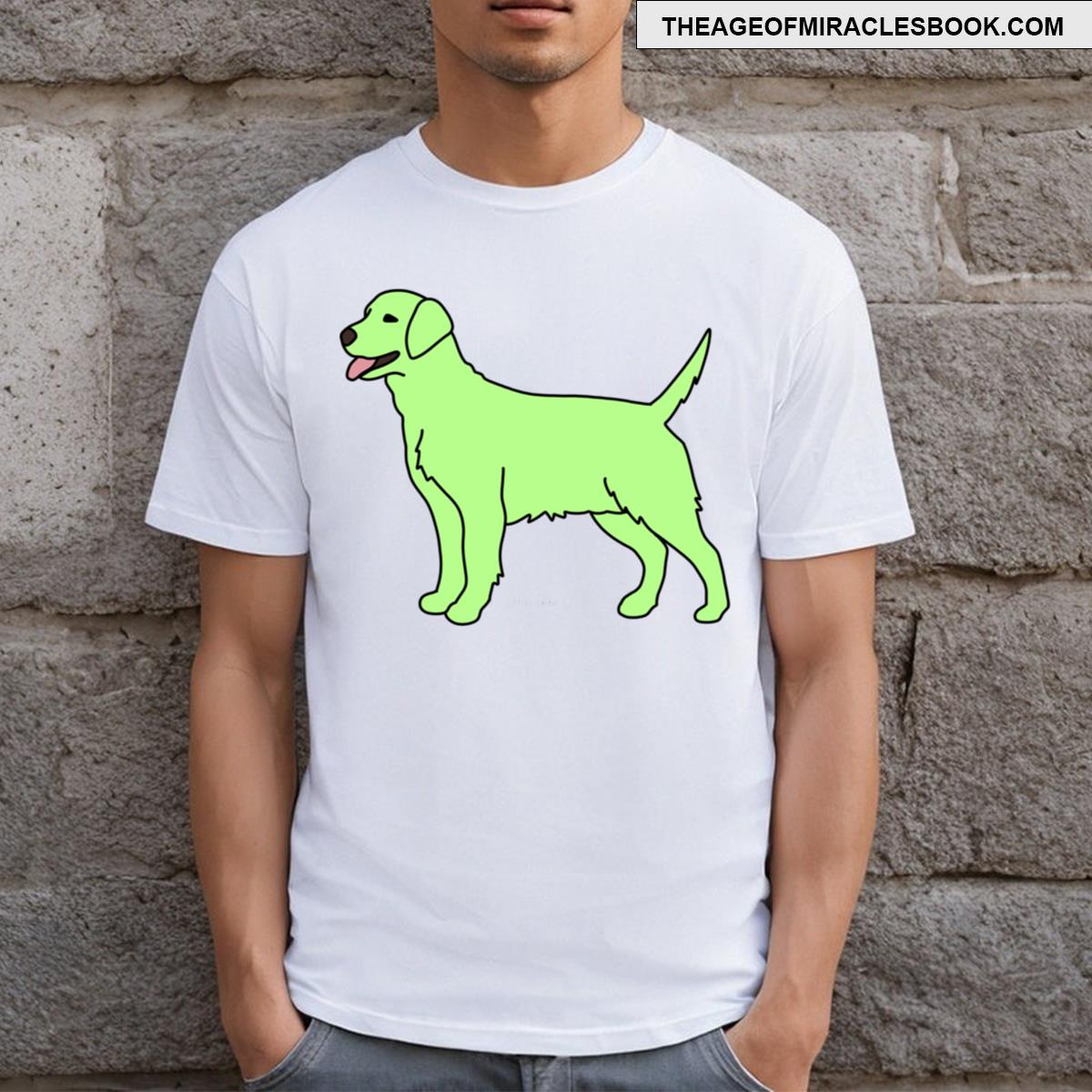 Key Lime Green Dog T-shirt