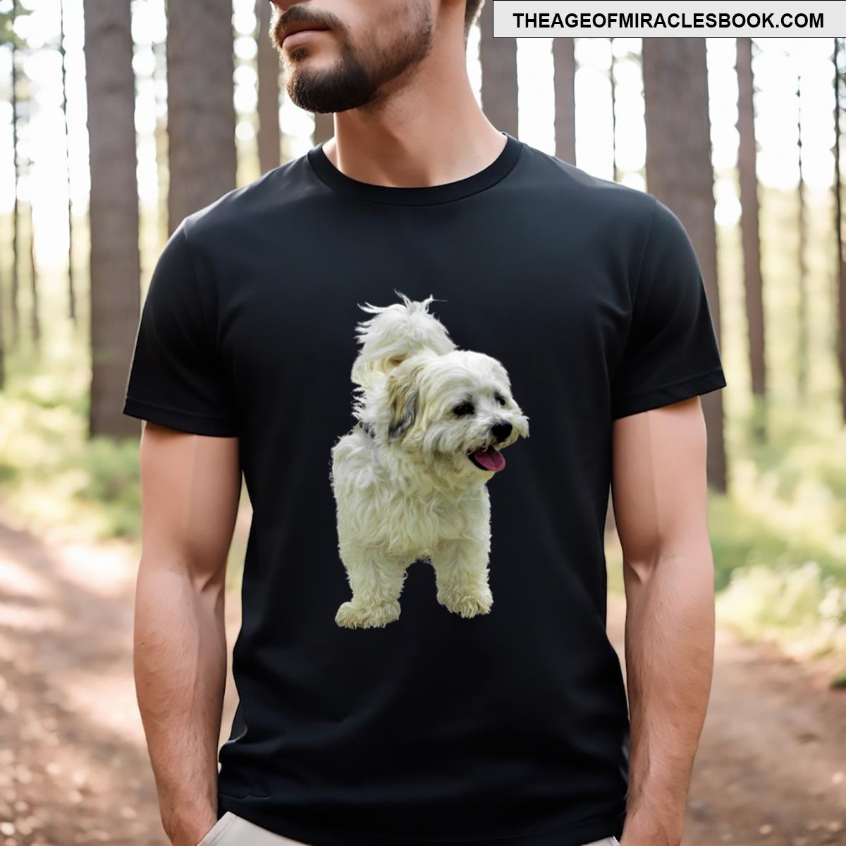 Maltese Shitsu Fluffy Dog T-shirt