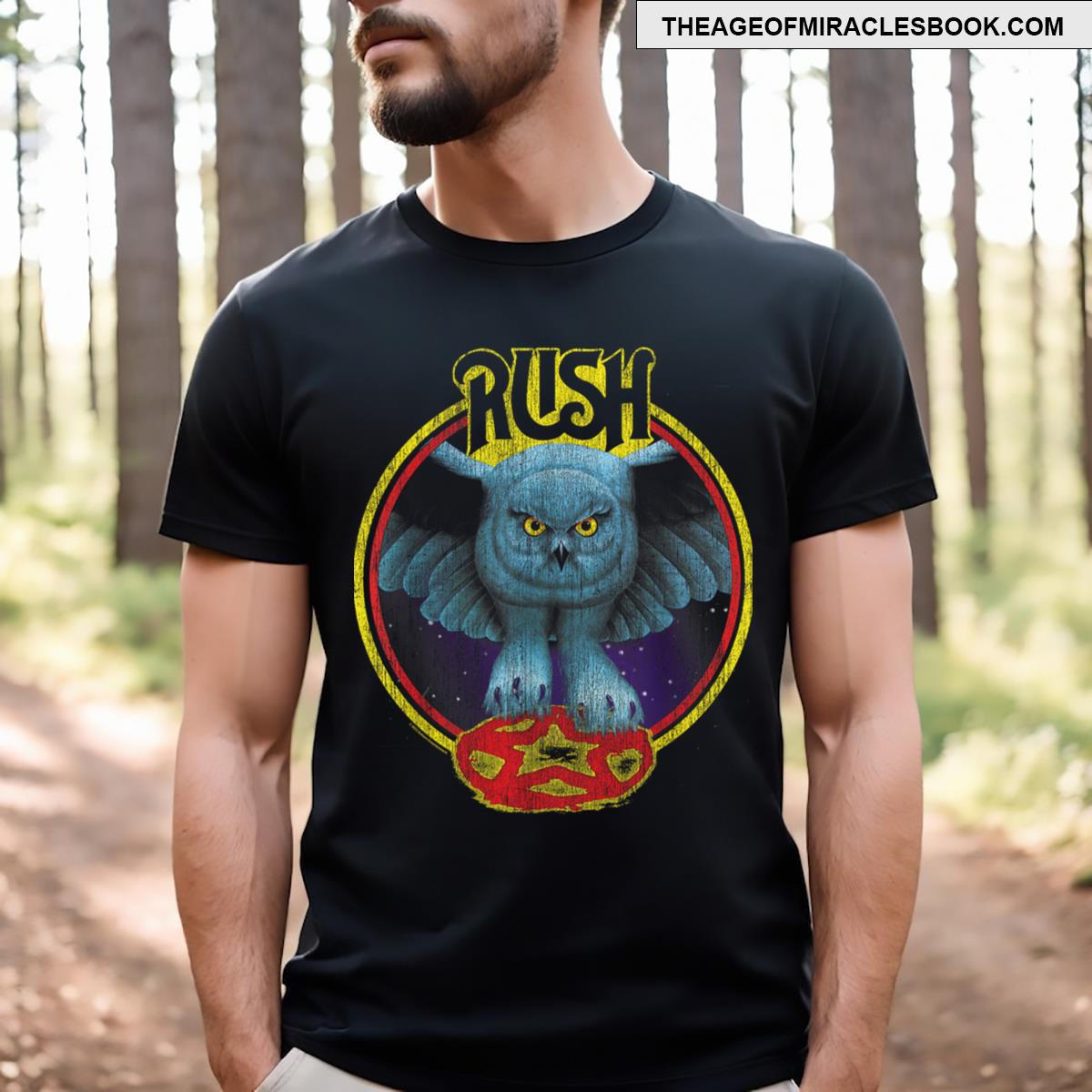 Rush Fly By Night Circle T-shirt
