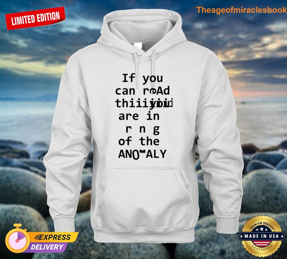 Alternative view of Anomaly Warning! T-shirt