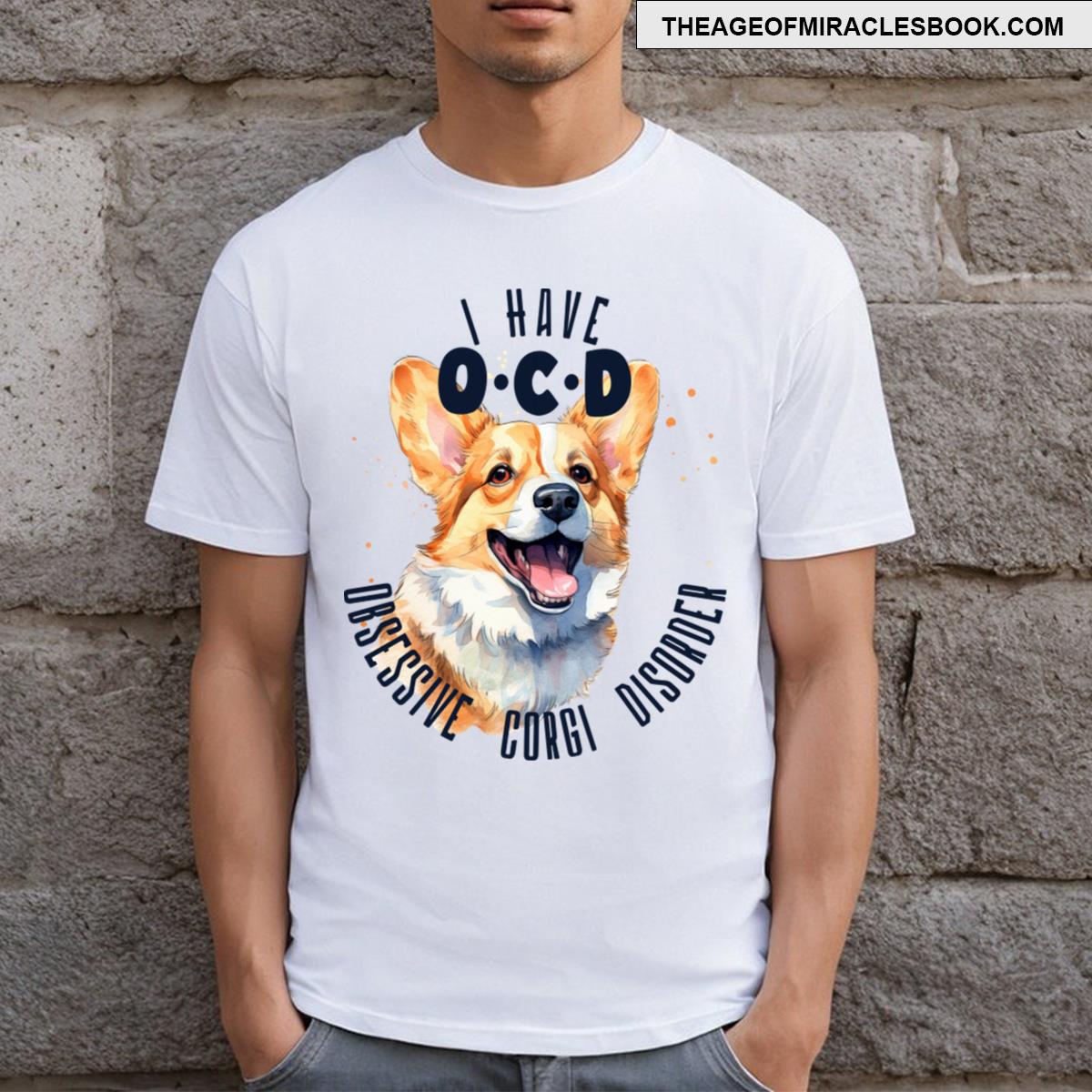 Ocd Obsessive Corgi Disorder T Design T-shirt