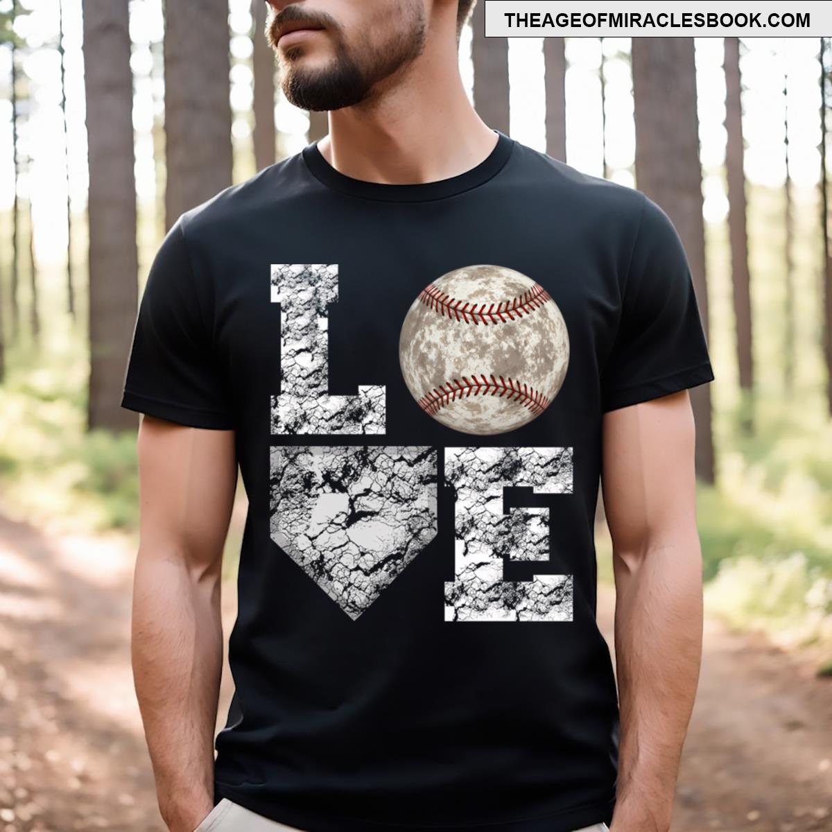 Baseball Ball Mom Love T-shirt