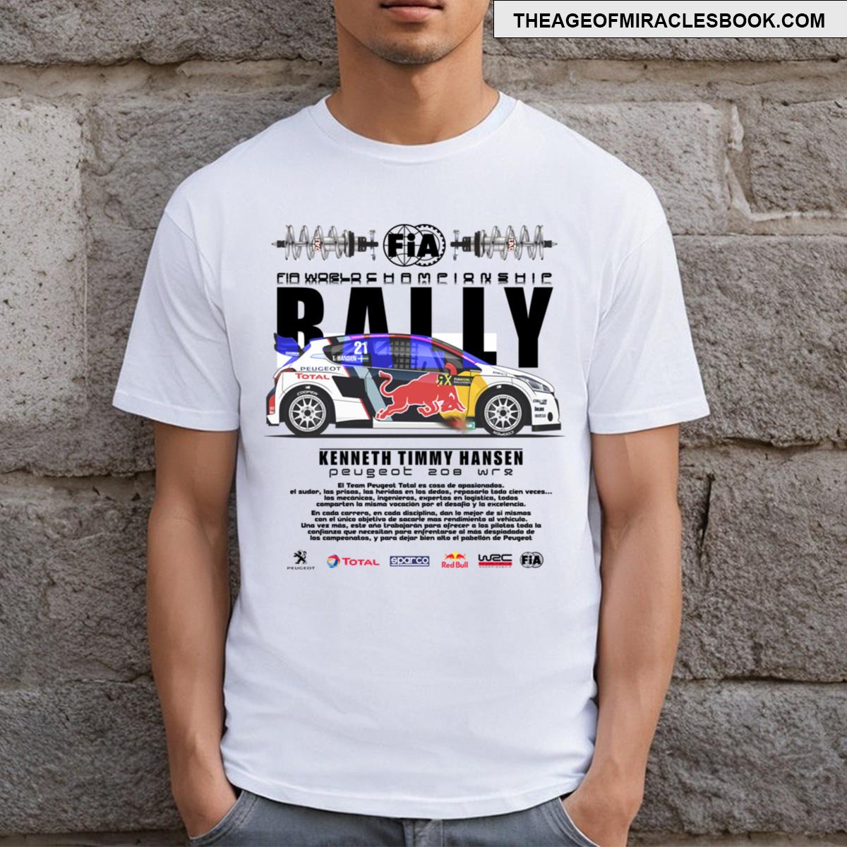 Funny Rally Design T-shirt