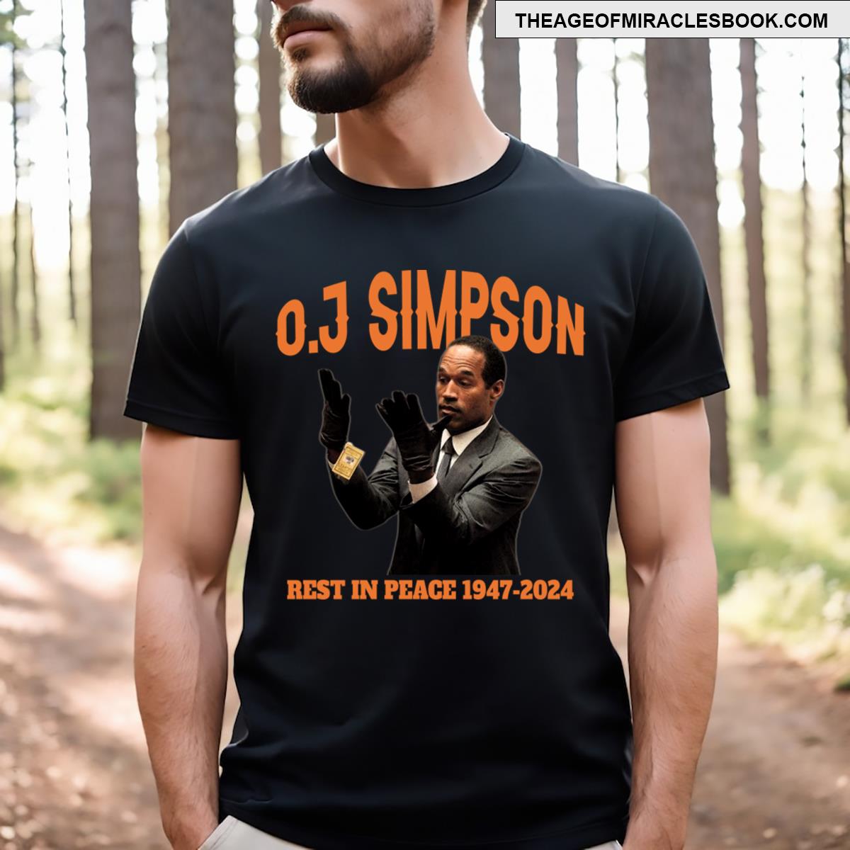 Oj Simpson Rest In Peace T-shirt