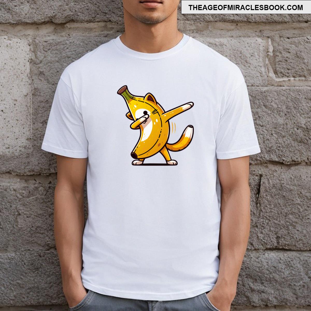 Banana Cat Dabbing T-shirt