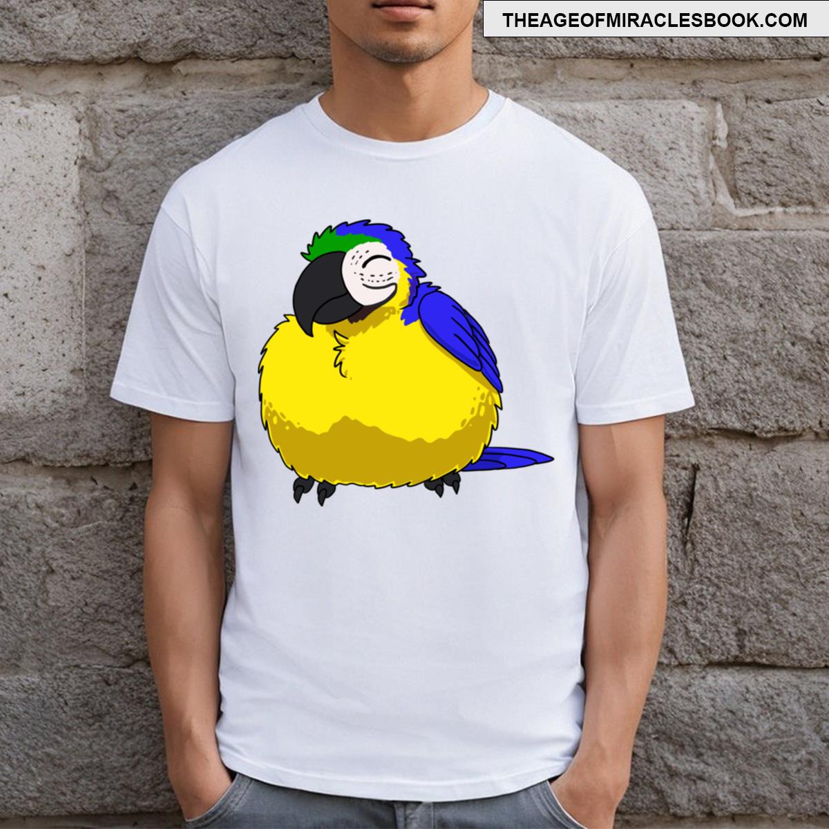 Blue Macaw Borb T-shirt
