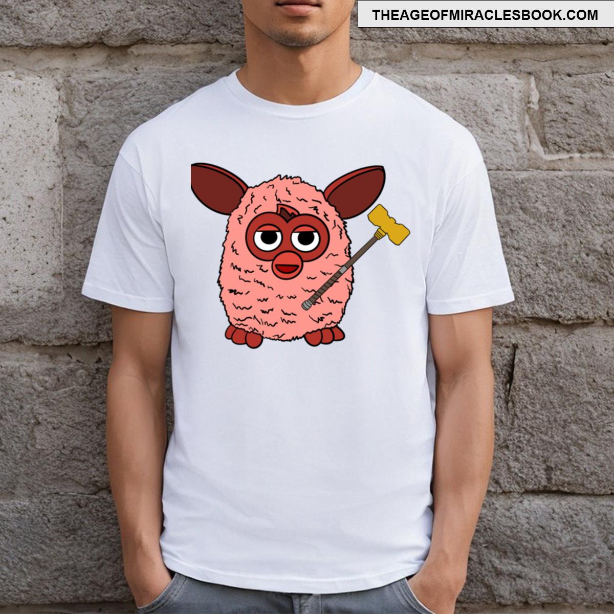 Cherry Red Hephaestus Furby T-shirt