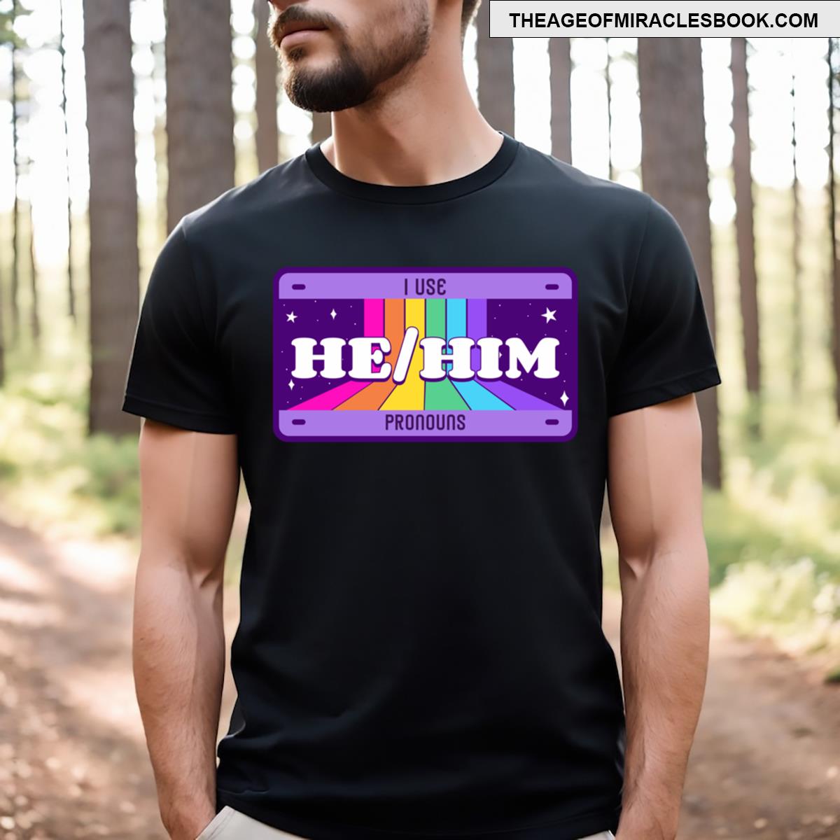 Hehim Prounoun Plate T-shirt
