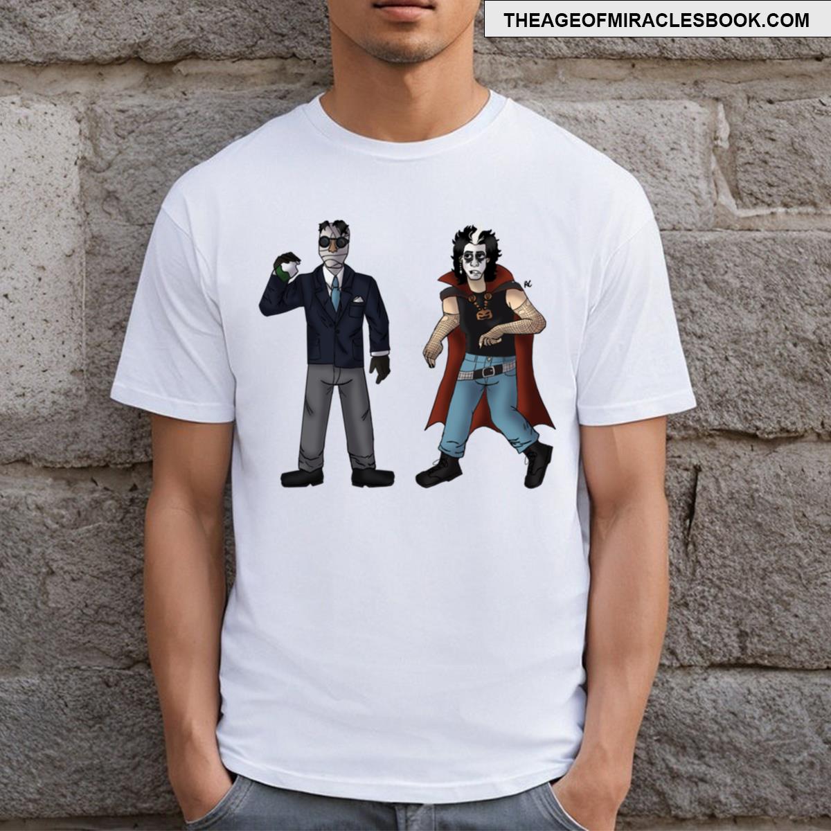 Invisible Man And Count Crowley T-shirt