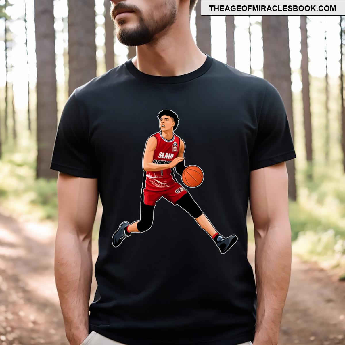 Lamelo Ball In Action T-shirt
