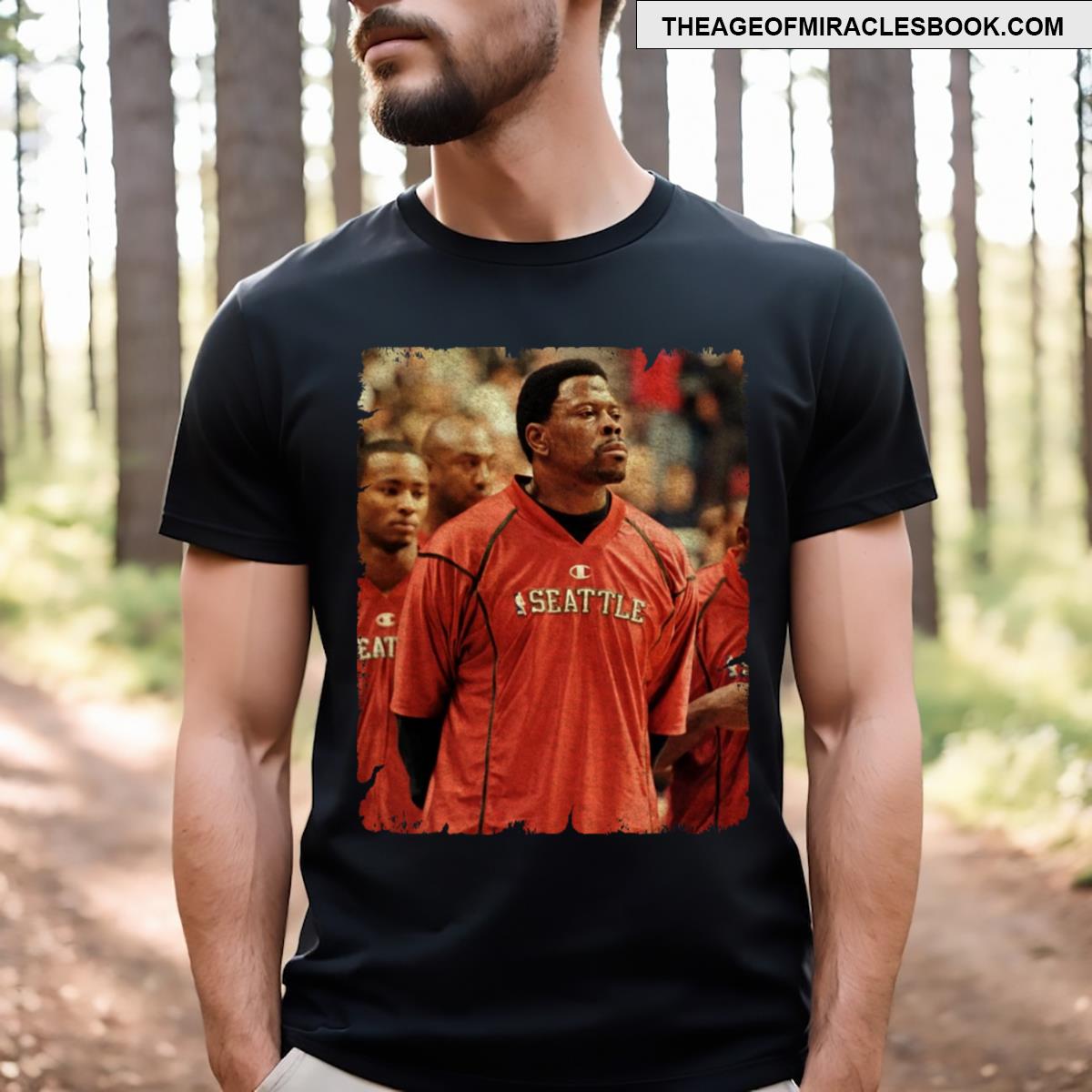 Patrick Ewing In Seattle T-shirt