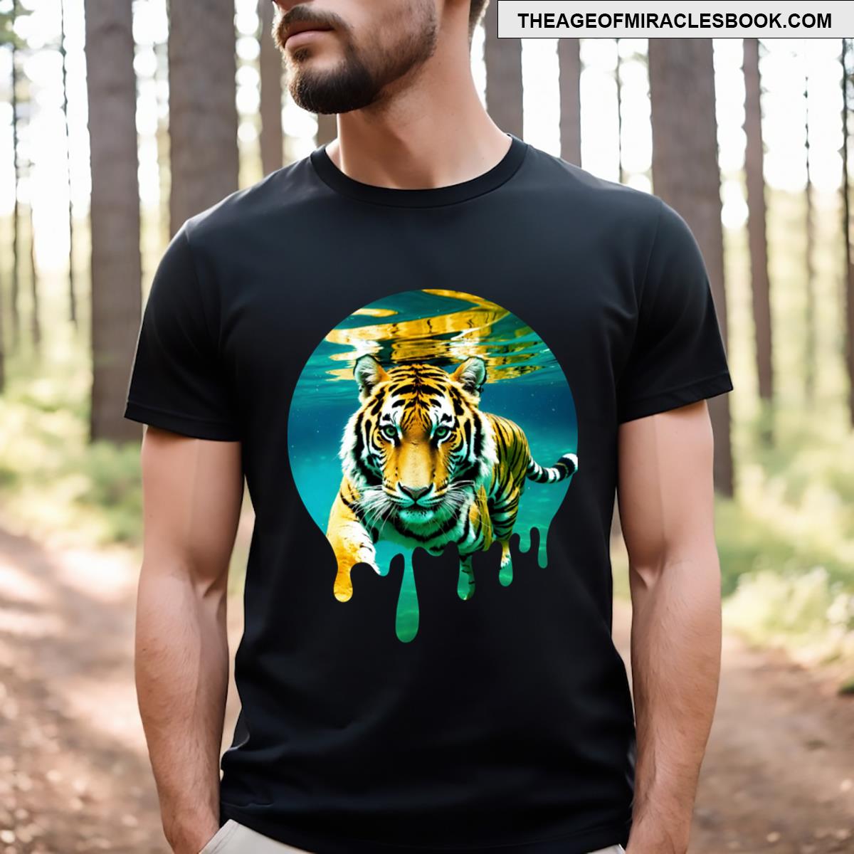 Tiger Swimming Underwater Essential T-shirt