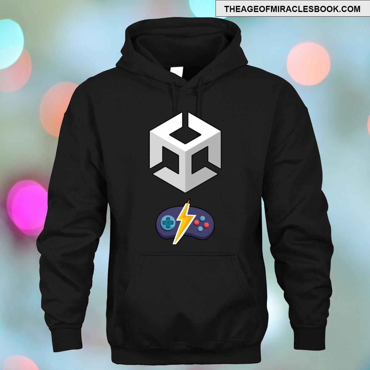 Alternative view of Unity Game Engine Unity 3d Game Developer T-shirt
