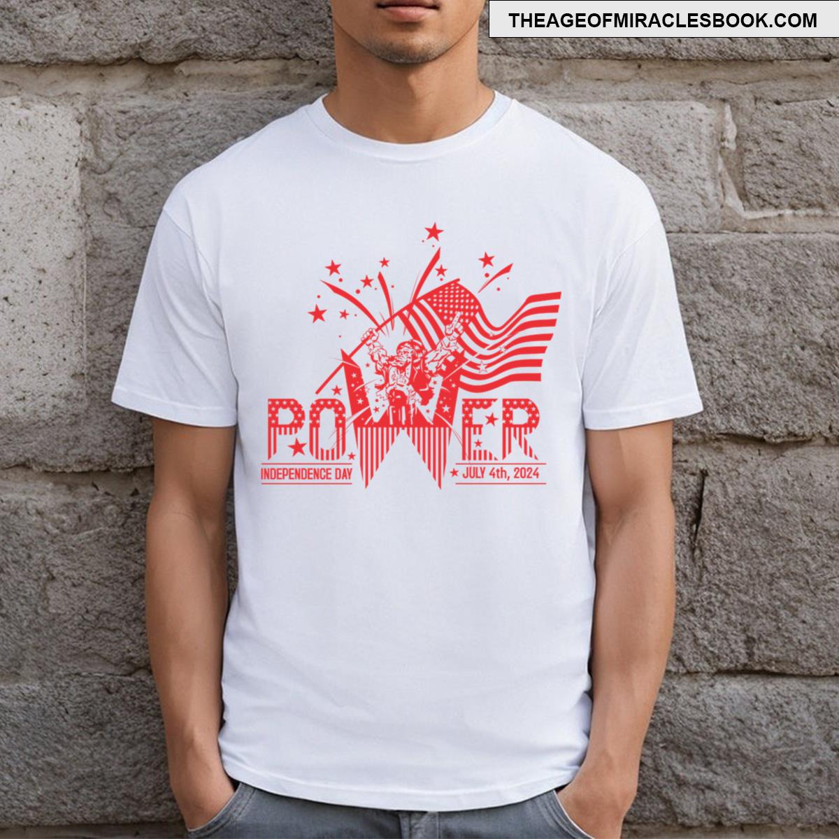 Usa Power Red Logo Essential T-shirt