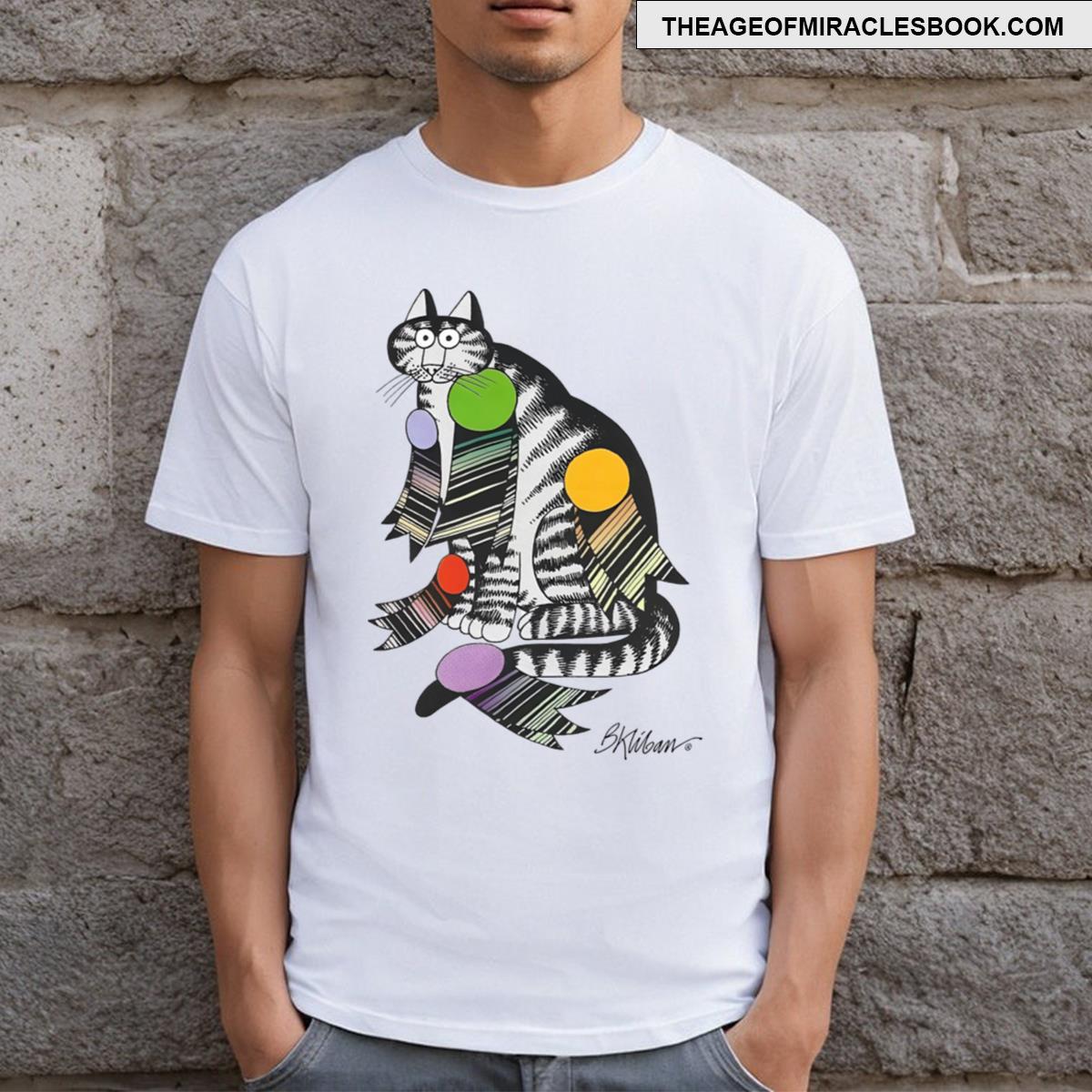 B Kliban Cat Cat Dad T-shirt