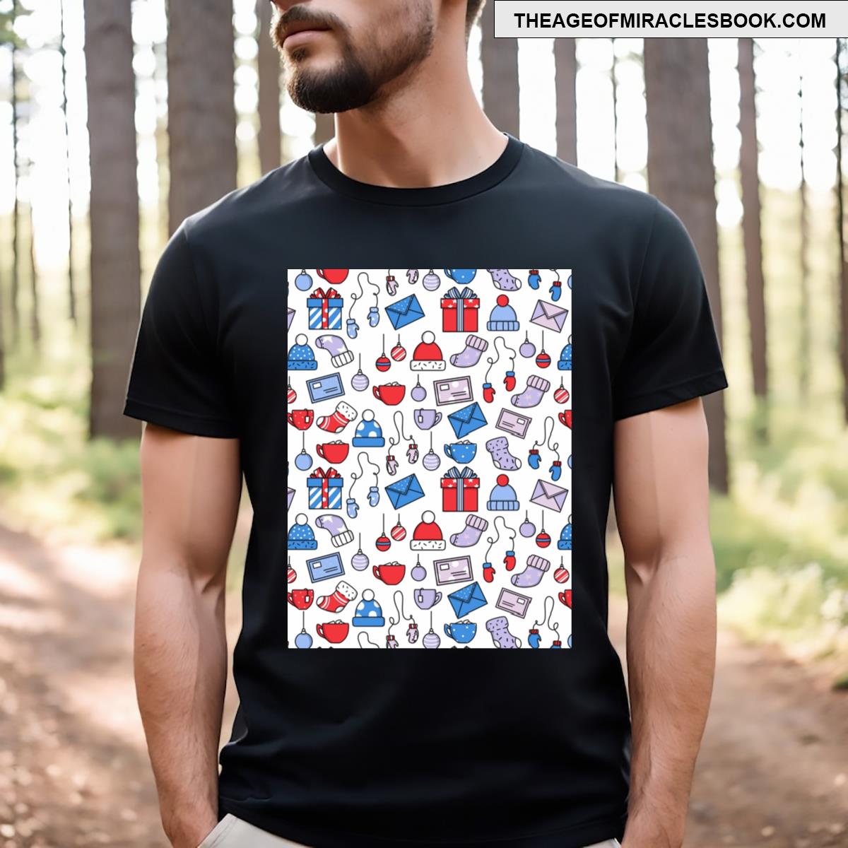 Christmas Special Pattern Graphic T-shirt