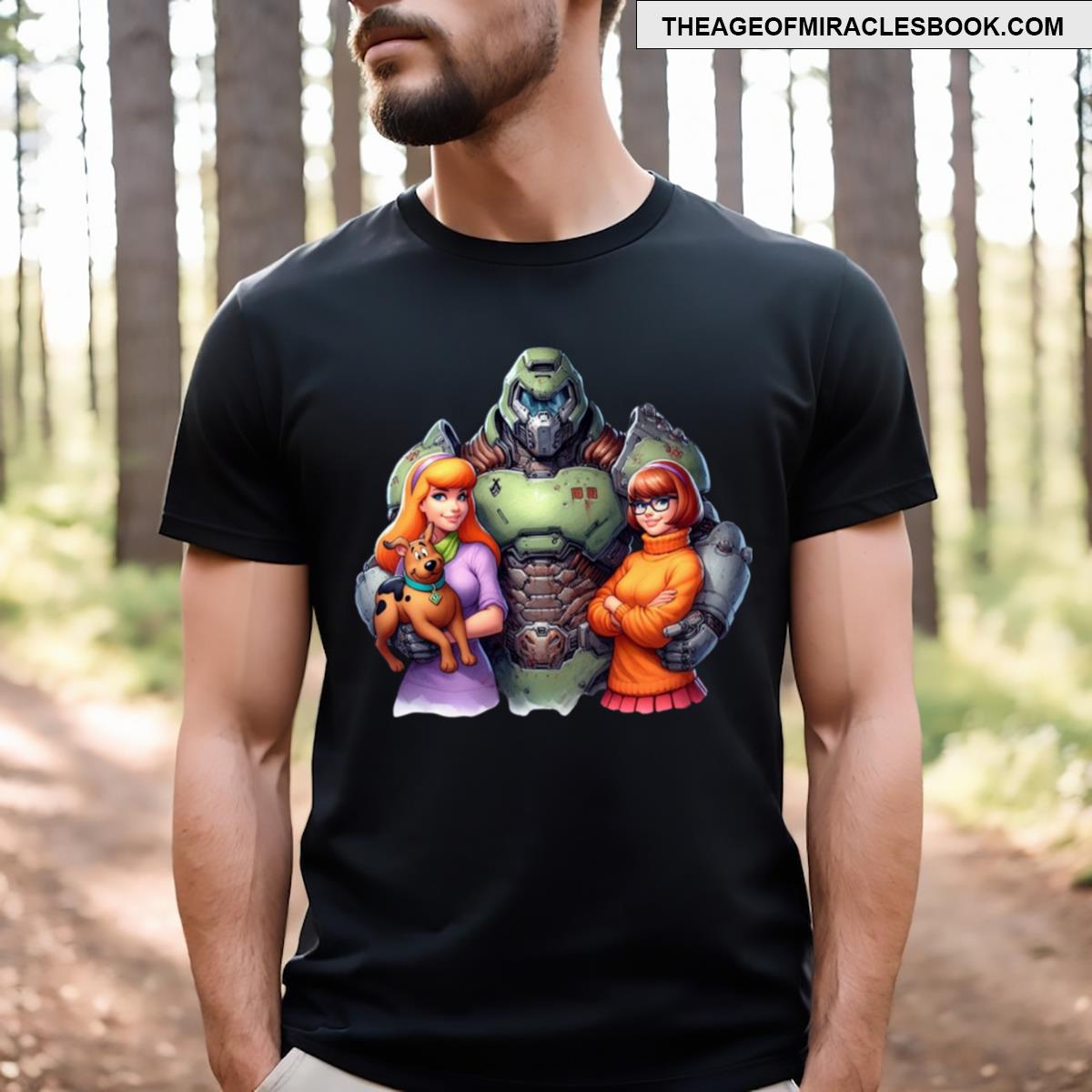 Doom Guy With Girls T-shirt