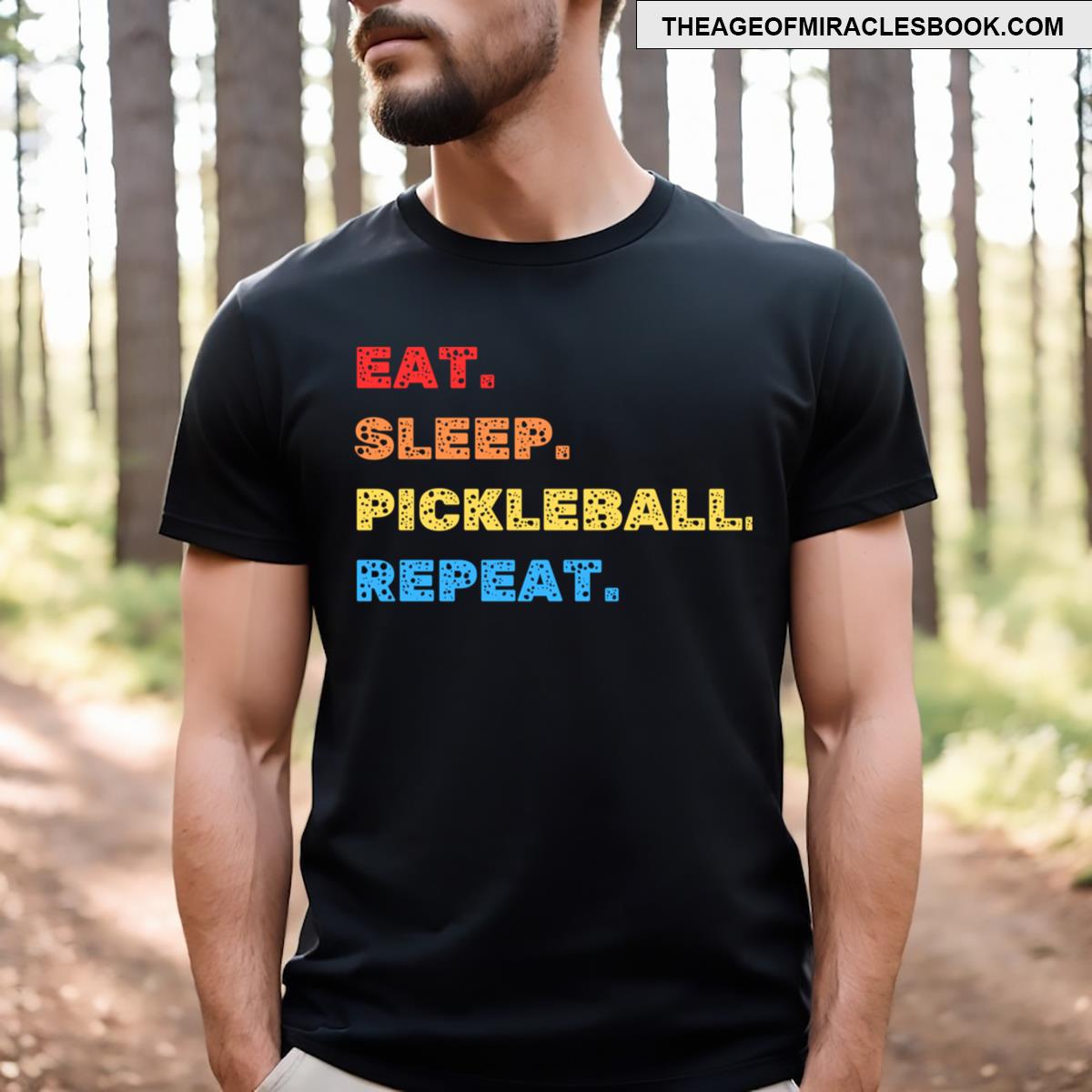 Eat Sleep Pickleball Repeat T-shirt