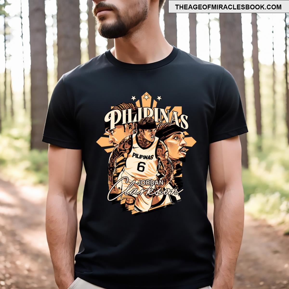 Jordan Clarkson Design Art T-shirt