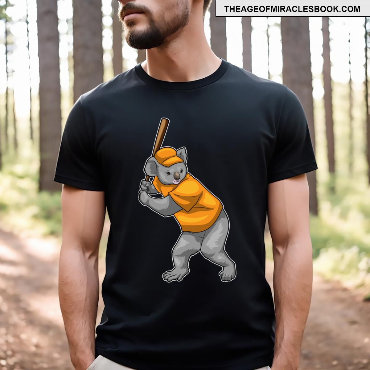 Koala Baseball Baseball Bat T-shirt
