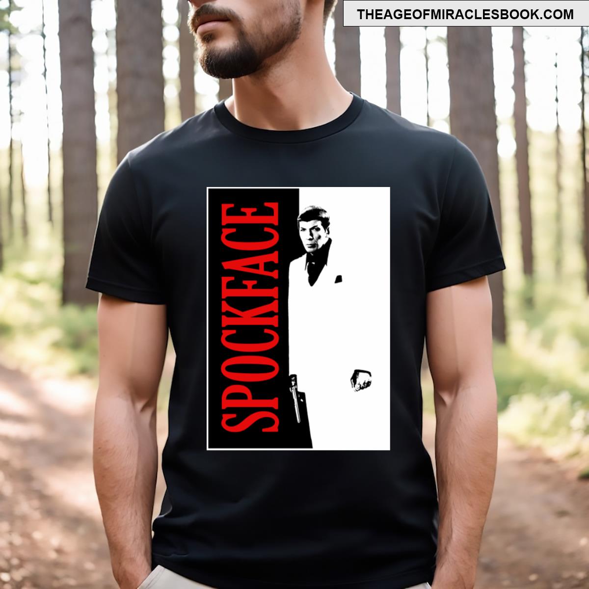 Star Trek Trekface Parody T-shirt