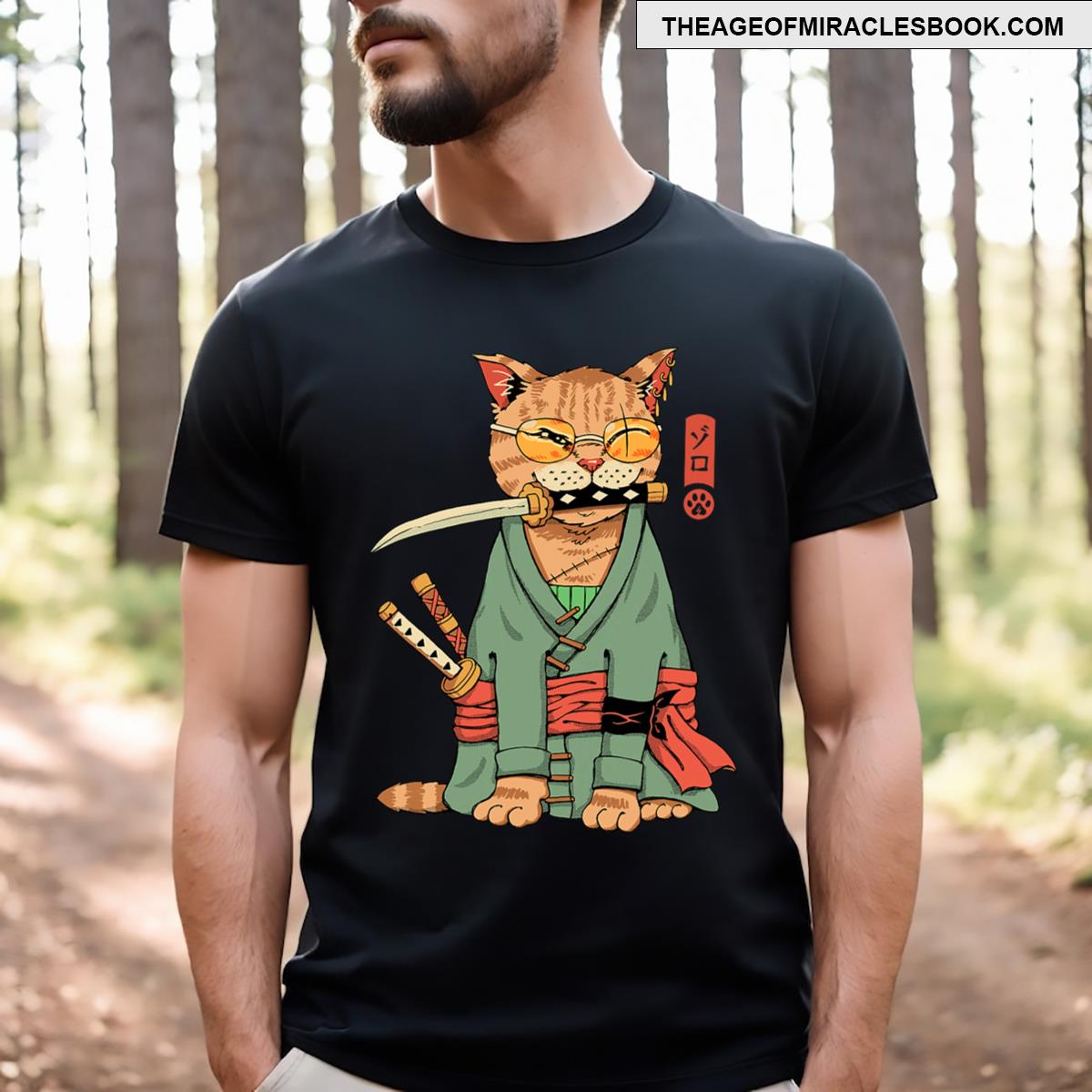 Zoro Cat Warrior T-shirt